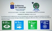 Acto de Alto nivel Consejería de Transición Ecológica de Canarias - Corredor Biológico Mundial - 8 de Junio día de los Océanos 