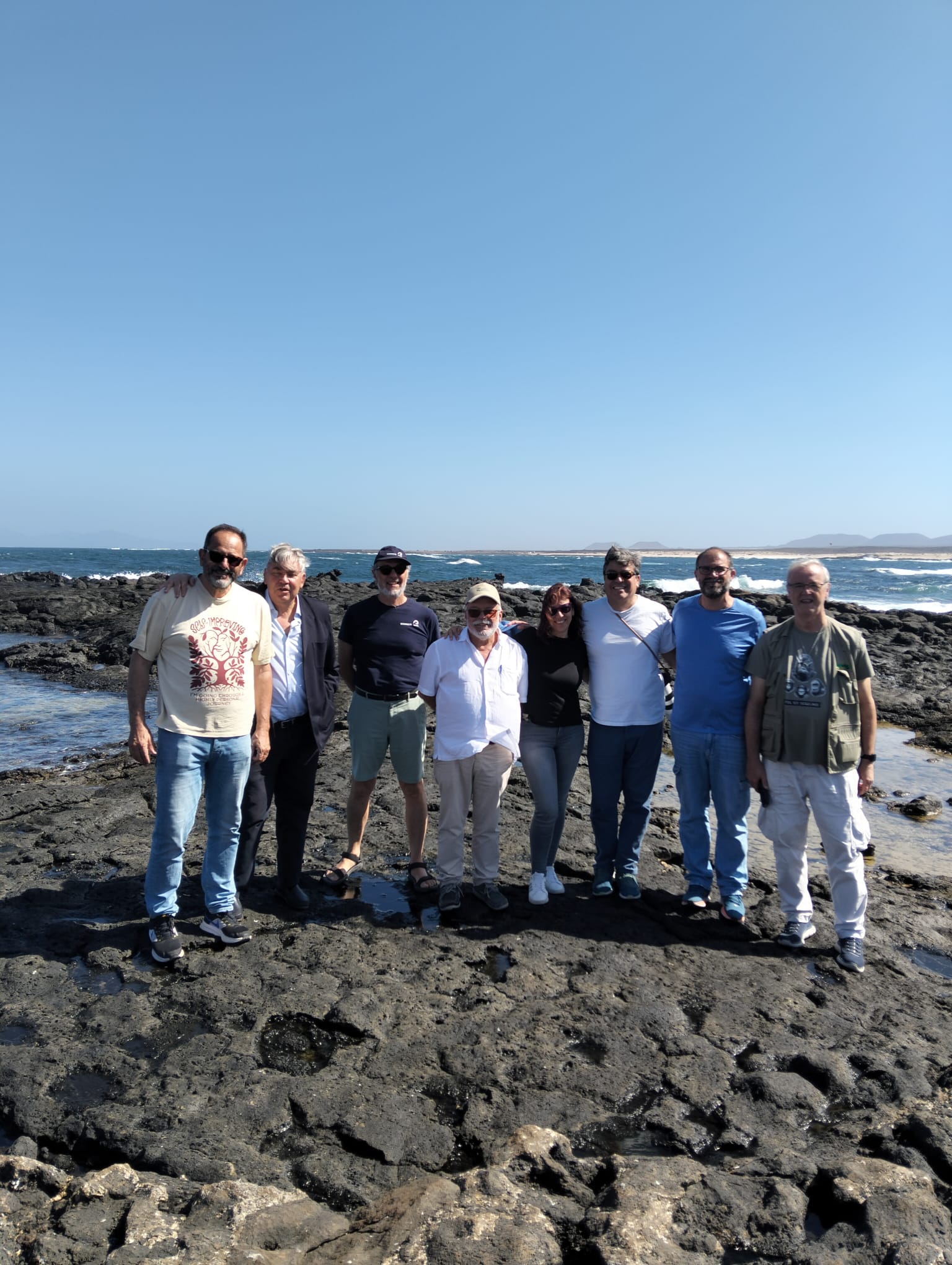 El norte de Fuerteventura y la Zona Especial Canaria ZEC marina Sebadales de Corralejo declarado kilometro cero mundial de los Calderones grises (Grampus griseus) 